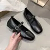 Sapatos Femininos Versáteis Confortáveis Estilo Francês, Sapatos Baixos Quadrados da Moda para Mulheres, Mais Vendidos Primavera/Verão 2025