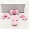 Corazón Colorido Simulador Lazo Accesorios de Resina para Bricolaje Pegamento de Crema Funda para Teléfono Móvil Tocado Pasador Material de Pegatina para Vaso de Agua