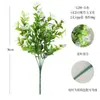 Cientos de Populares Ramilletes de Eucalipto Artificial para Patios Exteriores y Jardines, Arreglos Florales, Decoración Suave, Paisajismo, Plantas Verdes Simuladas, Flores Artificiales