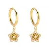 2026 Novos Brincos Versáteis de Aço Inoxidável High-End Estilo Curto Coração Laço Brincos de Franja Ear Cuff de Nicho Mulheres