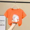 Camiseta de Manga Corta para Niñas Top Ligero de Verano con Media Manga para Niños Nuevo 2026 Talla Mediana y Grande Camiseta Casual para Niños Ropa de Verano
