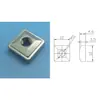 Accesorios para Brazos Robóticos Tianxing Hardware Bloque de Fijación en Forma de L Soporte de Ventosa Tuerca de Agujero Único/Doble Piezas de Fijación Bloque de Conexión