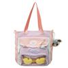 Mochilas de Moda Versátiles de Gran Capacidad para Estudiantes de Secundaria, Estudiantes de Preparatoria y Estudiantes Universitarios, Bolsos de Mano para Estudiantes, Set de Dos Piezas