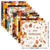 Precio FijoCompra Directa Transfronteriza 12 Hojas/Paquete Álbum de Fotos Festival de la Cosecha de Otoño Papel Material DIY Calabaza de Acción de Gracias
