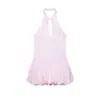 Para Ropa Europea y Americana de Mujer Transfronteriza Aliexpress Venta Caliente Moda de Verano Popelina Cuello Halter Estilo Globo Vestido Corto