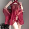 Fantasia Hanfu sexy retrô divertida paixão Hanfu antigo faixa abdominal uniforme pijama transparente grátis tamanho grande atacado
