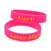 Alerta Médica Alergia al Látex Pulsera de Silicona Niños y Niñas Advertencia Médica Lenguaje Pulsera