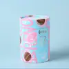 Latas de Papel para Alimentos e Embalagens de Tubo de Papel Logotipo Personalizado Impressão Gratuita Temperos Essência de Frango Latas de Batata Chips Latas de Nozes Liofilizadas