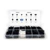 Caja de 418 Clips para Paneles de Recorte de Coche Honda, Accesorios Adecuados, Tira de Sellado para Cofre, Clips de Nylon, Sujetadores