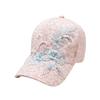 Sombrero de Mujer Estilo Coreano Moderno Verano Delgado Encaje Flor Gorra con Visera Moda para Mujer Más Fácil de Combinar Anti-Arañazos Celebridad de Internet Sombrero para el Sol