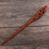 Área Turística Souvenir Antiguo Hecho a Mano Sándalo Rojo Pasador Estilo Chino Madera Broche de Madera para el Cabello para Mujeres