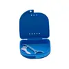 Caixa Plástica PP para Material Odontológico Caixa com Tampa Articulada Porta Escova Removedor de Aparelhos Caixa de Colocação Caixa para Aparelhos de Molar