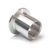 Conector de Rosca Interna de Acero Inoxidable 316 Wenxiang, Extremo de Mandril Roscado Interno, Accesorio de Rosca de Liberación Rápida para Tuberías de Agua de Grado Sanitario de 1 pulgada
