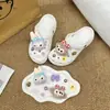 Hebilla de Zapato de Moda Esponjosa Shirley Rose Stellalou Accesorios para Zuecos Charms Desmontables para Zapatos Hebilla de Zapato