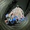 Acessórios de Flor de Sapato de Cristal Resistentes Estilo Coreano com Lantejoulas Bordadas, Franjas de Cristal Exquisite de Estilo Leve de Luxo