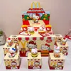 Novos Adornos de Boneca de Caixa Surpresa Desenho Animado Wenchuang Urso Manteiga Caixa de Adivinhação Surpresa Adornos de Presente Feitos à Mão Coleção