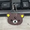 Cubierta de Llave de Puntada de Pegamento Suave de PVC Transfronteriza Joyería de Regalo Estilo Creativo Lindo Dibujos Animados Anime Azul Marvel