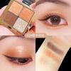 FOMIX cuarteto paleta de sombras de ojos reflejo de luz Mate Perlado destello fino resaltador puré de patatas color tierra sombra de ojos de cuatro colores