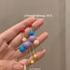 Aretes con Acabado de Alta Gama, Modelo 2026, Estilo de Nicho, Aretes de Botón con Forma de Flor de Corazón, Accesorios Versátiles para Mujer, Al por Mayor
