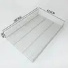 Armario Metálico Blanco Malla de Almacenamiento en Forma de U Vestidor Malla de Almacenamiento Extraíble para Vestidor Cesta Columna Aa