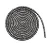 Atacado de fábrica 4/6mm strass de vidro colorido saco interno corda de algodão tubo de perfuração decorações de corda de laço para gola de calça