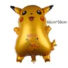 Pikachu Pocket Elf Ball - Vajilla para fiesta de cumpleaños, bandeja de papel, toalla de papel, mantel, decoración, suministros para arreglos, globo