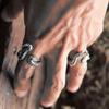 Amazon venta caliente transfronteriza anillo de pulpo tentáculo para pareja anillo de animal unisex anillo de ganchillo