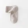 Meias Masculinas de Algodão para Primavera e Outono, Sem Costura, Ângulo Reto de 90°, Cor Sólida, Antibacterianas, Desodorantes, Respiráveis, Meia de Cano Médio, Meias com Elástico na Cintura