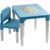 Mesa/Cadeira de Mesa Dinossauro com Cadeira Azul