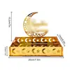 Bt277-279 Caja de Acrílico con Espejo en Forma de Media Luna Transfronteriza para Dulces y Snacks Decoración Navideña para el Hogar Caja de Almacenamiento para Regalos