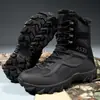 Novos Sapatos de Caminhada de Veludo Outono e Inverno, Tamanho Grande Botas de Treinamento Outdoor Masculinas e Femininas, Sapatos de Algodão Quentes de Cano Alto, Sapatos Casuais Outdoor