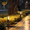 Lâmpada de Gramado Impermeável e à Prova de Ferrugem para Pátio Externo, Lâmpada de Gramado LED Alimentada por Eletricidade Quadrada de Alumínio para Jardim de Villa