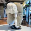 Gorro Estilo Lei Feng para Hombre Engrosado para Esquí al Aire Libre Cálido con Protección para los Oídos Gorro a Prueba de Viento para Ciclismo de Mujer Protector Facial para Otoño e Invierno del Noreste Cubierta para los Oídos