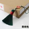 Accesorios de carácter Fu tricolor trébol de cuatro hojas borla Hanfu cárdigan de presión marcapáginas unidad USB 5 cm corto gordo borla de color fábrica al por mayor