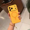 Funda Líquida de Silicona Magnética Dopamina Yuanqi Forest con Diseño de Agujero Grande para Funda de Teléfono Apple 17 Pro Max