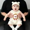 Ropa para Bebé, Estilo Delgado de Verano, Mameluco Súper Lindo para Bebés Pequeños, Ropa para Salidas de Verano, Conjunto de Verano para Bebé Niño de Mes Completo, Conjunto de una Pieza