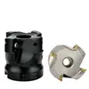 Disco de fresa CNC Bap300R 00R Ángulo recto de 90 grados Disco de corte volador Adaptado a Apmt1604 135 Hojas Plus