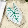 Presilha de Cabelo Folha de Planta Verde Estilo Ins, Presilha Tubarão Folha Colorida Artificial Estilo Floresta Fresca, Grampo de Cabelo Acessório de Cabelo Inspirado em Design