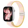 Aplicável para pulseira Apple iwatch11 loop fino de cintura e gancho pulseira de relógio de nylon dupla magnética Apple Ultra3