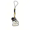 Llavero Colgante para Teléfono de Aleación con Estampado de Fantasma Calabaza Murciélago Halloween Llavero Curioso Colgante para Teléfono Accesorio de Aleación DIY Decoración