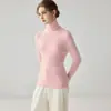 2026 Novo Suéter de Caxemira 100% Puro Outono Inverno Feminino Gola Alta Tricô Slim Fit Suéter Macio e Felpudo Conjunto de Camada Base