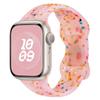 Correa de silicona para Apple Watch con hebilla de mariposa arcoíris Color Point, correa de silicona Ultra para iwatchSE9 Generation