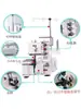 Ingeniosa Máquina de Coser Overlock de Cuatro Hilos para Uso Doméstico Que Puede Usarse como Máquina Overlock de Tres Hilos, Máquina de Coser Overlock Eléctrica con Función Integrada de Costura de Bordes