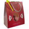 Fábrica de Origem Patchwork de Cartão Branco Bolsa Tote Criativa Processamento Vestuário Sobremesa Lembrança Personalizada Bolsa Tote de Cartão Branco