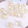 Gradiente Ab Colorido Translúcido Luminoso Garra de Gato Linda Cuentas Sueltas Cuerda para el Cabello Pulsera Accesorios para Joyería DIY Venta al por Mayor