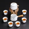 Horno Ru Juego de Té Automático Perezoso para el Hogar Tetera Antiescaldado Taza de Té Mesa de Té Bandeja de Té Juego Completo Souvenir Al por Mayor