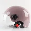 Casco de coche eléctrico ABS femenino masculino Cuatro Estaciones universal Pintura moda simple transpirable venta al por mayor no de motocicleta casco de verano