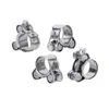 Abrazaderas para Manguera Gruesas de Alta Resistencia del Fabricante, Abrazaderas para Manguera de Goma de Diámetro Grande, Abrazaderas Fuertes para Manguera de Acero Inoxidable en Stock