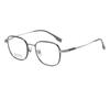 Nuevo Armazón de Gafas de Titanio Puro para Mujer, Sensación de Alta Gama, Popular en Internet, Armazón de Metal Ultraligero, Gafas de Titanio Puro, Gafas Lisas