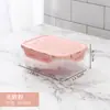 Lonchera de Plástico con Broche, Recipiente Sellado para Alimentos para Refrigerador, Lonchera Portátil de Grado Alimenticio para Estudiantes, Lonchera para Exteriores